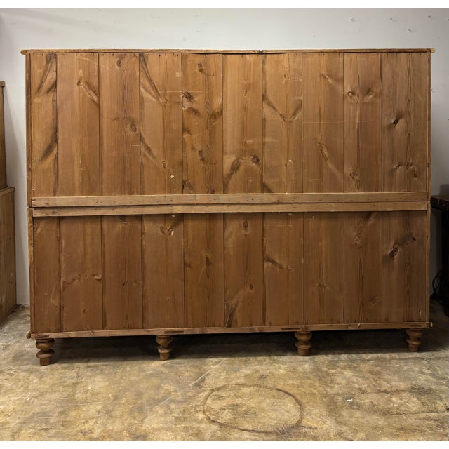 Wood 19th Century English Pine Vestry Fitting Chest of Drawers For Sale - Image 7 of 7