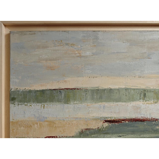 Terres De Lumière, Contemporary Abstract Landscape, Framed by Sophie Dumont For Sale - Image 4 of 8