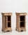 A distinguished pair of French side tables from the Louis Philippe period, crafted in warm, richly grained oak with the...