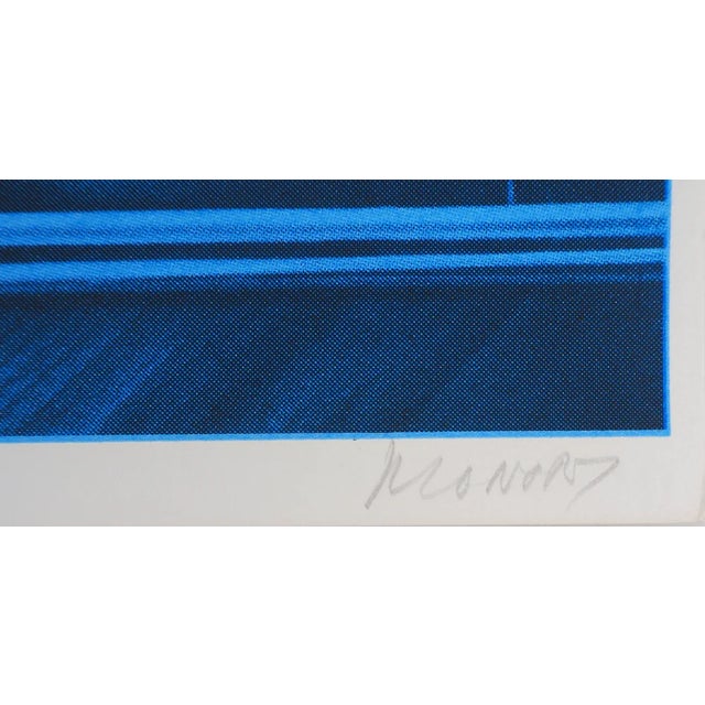 Jacques monory (1924-2018) cinema in hollywood, 1976 original screenprint (workshop arcay) signed in pencil on bfk rives...