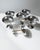 Vintage Champagne Bowls in Stainless Steel with Golden Stem, Italy, 1970s, Set of 6 For Sale - Image 8 of 11