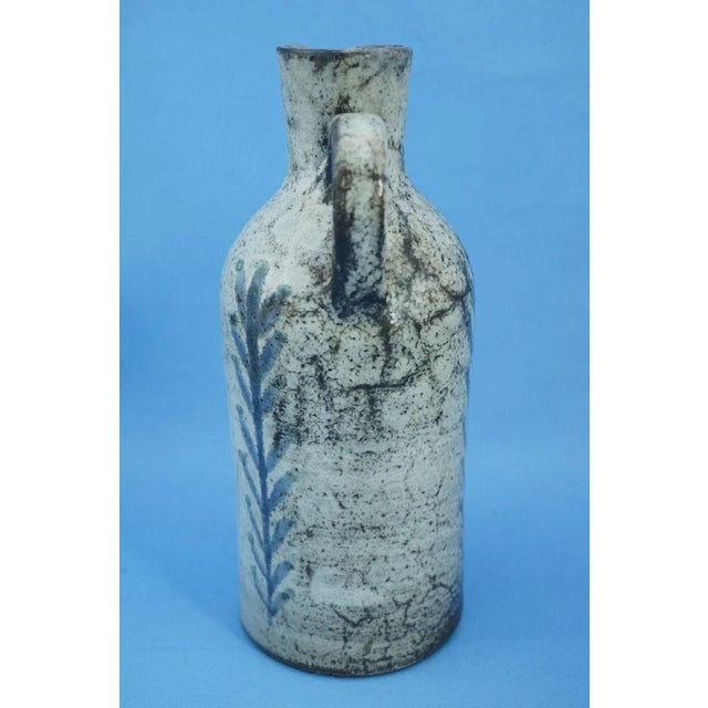 20th Century Ceramic Jug Vase by Atelier Le Mûrier of Gustave Reynaud, Vallauris France., 1950s For Sale - Image 4 of 18