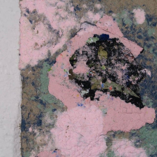 Textile Original Abstract Textured Fiber Base Mixed Media Painting in by Casey R Klein For Sale - Image 7 of 16