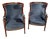 French Empire Barrel Chairs, 1800s, Set of 2 For Sale