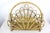 Vintage Fan Style Bent Bamboo Magazine Rack Holder For Sale - Image 11 of 13