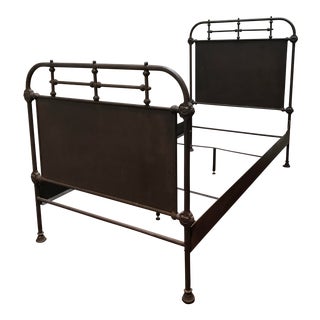 Restoration Hardware Iron Panel Bedframe For Sale