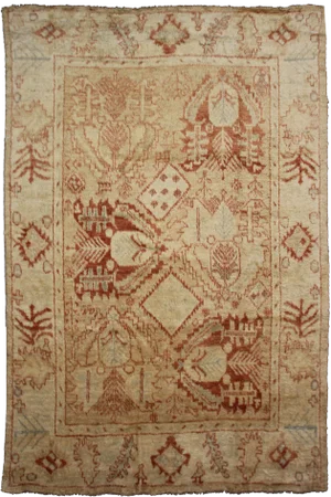 Aara Rugs Inc. Hand Knotted Fine Oushak Rug - 9′5″ × 12′