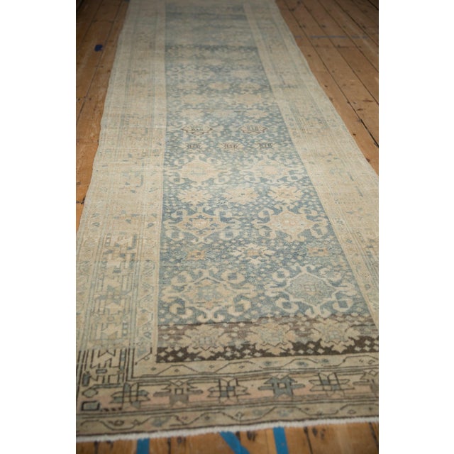 Vintage Distressed Bijar Rug Runner - 3'7" x 11'9" For Sale - Image 11 of 11
