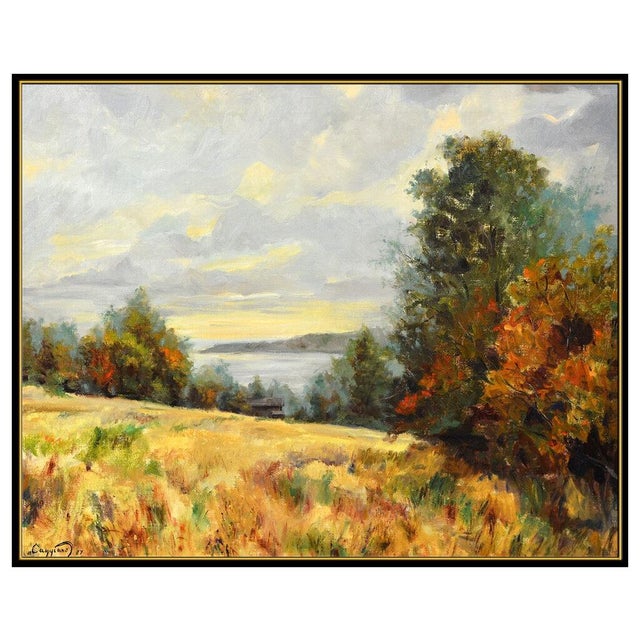 Contemporary 1980s Hillside Field, John Caggiano For Sale - Image 3 of 5