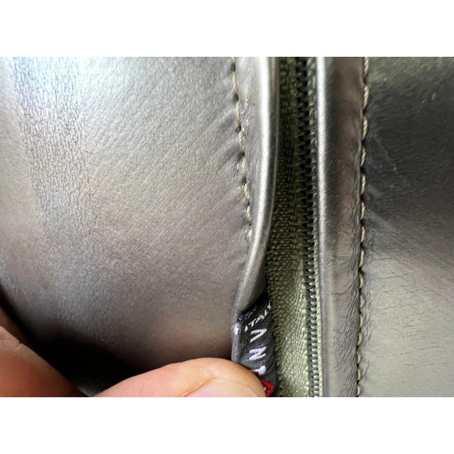 80's Postmodern Italian Leather Sculpture For Sale - Image 4 of 11