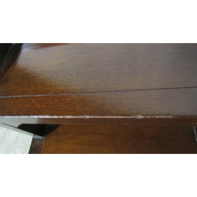 1980s 1980s Bed Steps Stool Mahogany Chippendale Attributed to Drexel For Sale - Image 5 of 7