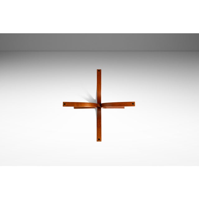 Mid-Century Scandinavian Modern "Siesta" Coffee Table W/ Glass Top Attrributed to Ingmar Relling for Westnofa, Norway, C. 1970s For Sale In Orlando - Image 6 of 18