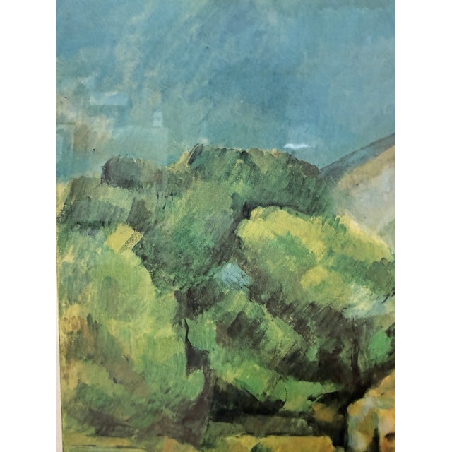 Plastic Cézanne “The Late Work” Exhibition Poster From the Museum of Modern Art, New York, Framed For Sale - Image 7 of 12