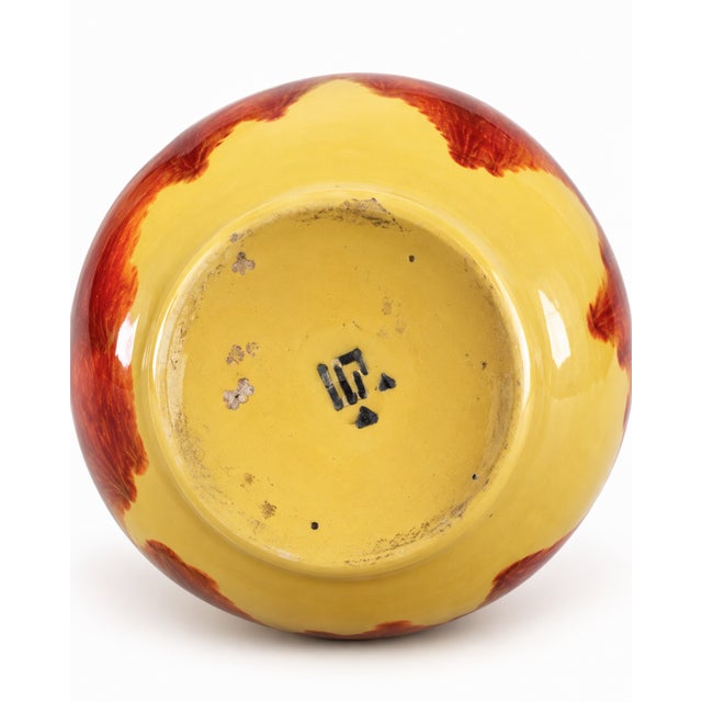 1950s Set of 2, French Puisaye Art Pottery Vases by Jean Maubrou For Sale - Image 5 of 5