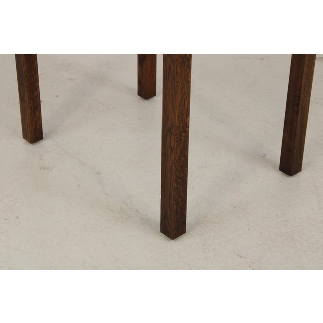 Pair Stickley Arts & Crafts Mission Oak Lamp Tables For Sale - Image 9 of 17