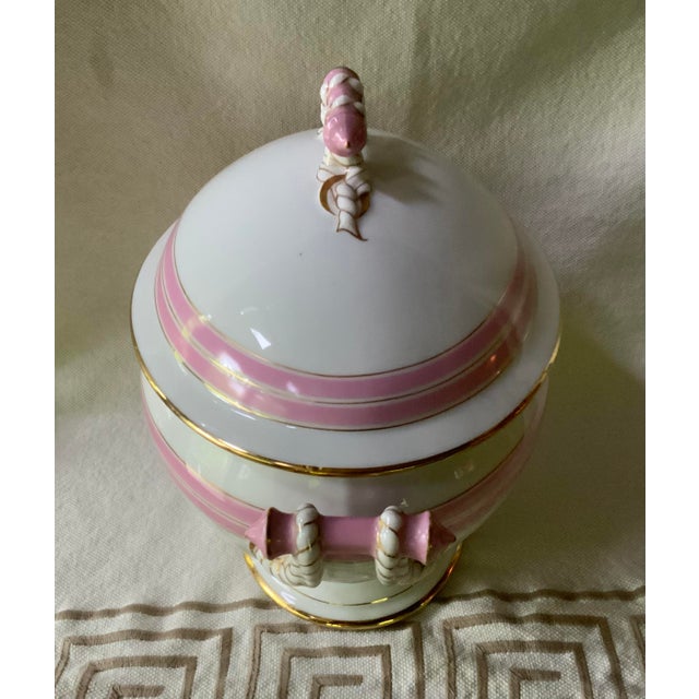 19th Century French Limoges Porcelain Soup Tureen c.1880s For Sale - Image 5 of 18