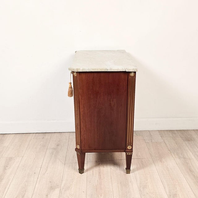 Wood Neoclassical Chest of Drawers, Sweden Circa 1920 For Sale - Image 7 of 13