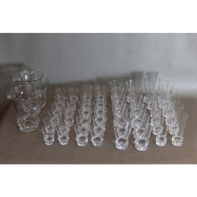 Crystal Glassware Set by Maison Daum, 1960s, Set of 50 For Sale - Image 11 of 15
