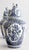 Large Mid-Century Dutch Delft Lidded Ginger Jars Vases - A Pair For Sale In Houston - Image 6 of 10