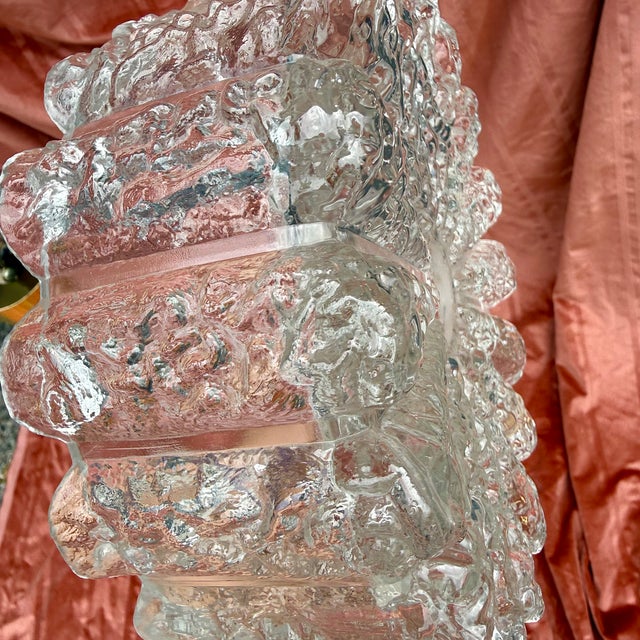 Vintage Icicle Glass Hanging Lamp from Doria Leuchten, 1960s For Sale - Image 6 of 17