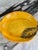 Yellow Vintage Lemon Motif Majolica Style Serving Plate For Sale - Image 8 of 11