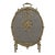 19th Century French Louis XVI Bronze Oval Firescreen For Sale