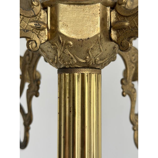 Vintage Italian Brass Hall Tree Coat Rack with Umbrella Stand, 1960s For Sale - Image 15 of 18