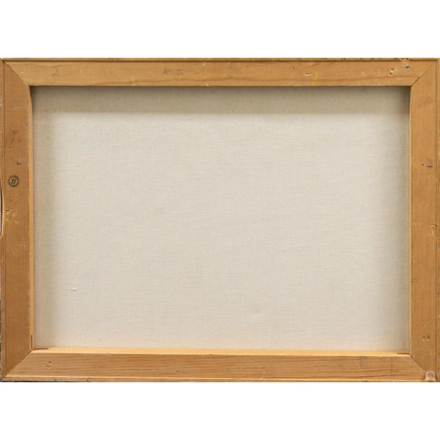 Textile 'Abstract in Saffron and Tourmaline' by John Von Wicht, New York School, Works Progress Administration For Sale - Image 7 of 8