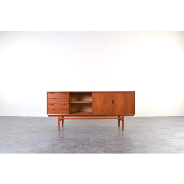 Mid-Century Modern Mid-Century Danish Teak Sideboard, 1960s For Sale - Image 3 of 18