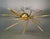 Large Shanghai Brass Chandelier attributed to Stilnovo, 1950s For Sale - Image 12 of 15