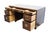 Wood Baker Furniture Burled Walnut Asian Ming Chinoiserie 60" Executive Office Desk For Sale - Image 7 of 12