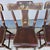 Set of 6 19th C. Adams/York County Pa Paint-Decorated Plank Seat Kitchen Windsor Chairs For Sale - Image 6 of 18