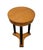 Traditional Vintage Empire Revival Faux Bird's-Eye Maple Drink Table With Ebonized Columns For Sale - Image 3 of 4