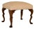 Circa 1900 English Walnut Upholstered Stool For Sale