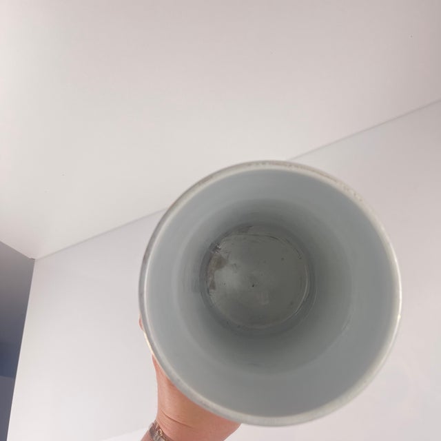 Large Damascus Roll Vase from KG Lunéville, 1890s For Sale - Image 10 of 11