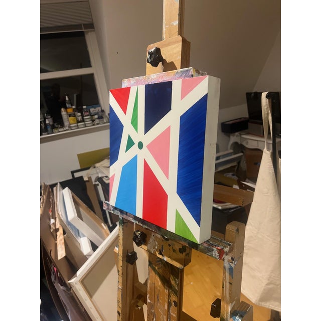 Colours of Life Abstract Modern Acrylic Painting by Shabs Beigh For Sale - Image 6 of 8