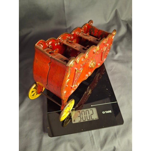 Antique Kenton Overland Circus Band Wagon Cast Iron Toy Original Paint Prewar For Sale - Image 17 of 18