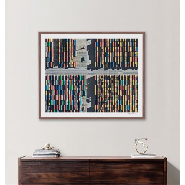 Contemporary "AV_Harbour_002" Contemporary Limited Edition Fine Art Photograph Print by Bernhard Lang For Sale - Image 3 of 11