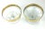 1950s Large Size Crystal & Gold Leaf Desert Coupes - a Pair For Sale - Image 5 of 12