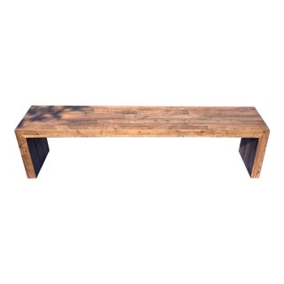 Vintage Pine Dining Bench For Sale