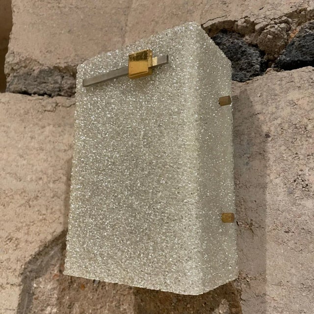 1970s Minimalist Modern Arlus Textured Wall Sconces, France - a Pair For Sale - Image 9 of 12