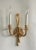 1980s 1980s Gold 2 Light Wall Sconce French Style For Sale - Image 5 of 5
