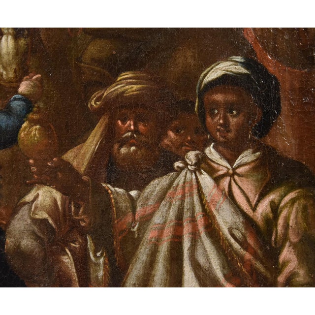 Giovanni Stradano, Adoration of the Magi, 1500s-1600s, Oil on Canvas For Sale - Image 9 of 16