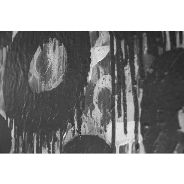 Wood Original Spray Painting on Canvas by Jeffery Stuart For Sale - Image 7 of 12