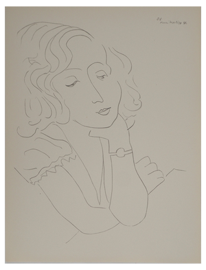Henri Matisse, Feminine Patience, Lithograph