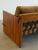 1970s Solid Oak Sling Loveseat in Mohair For Sale - Image 9 of 18