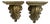 Vintage Ornate Faux Gold Giltwood Wall Sconces For Sale
