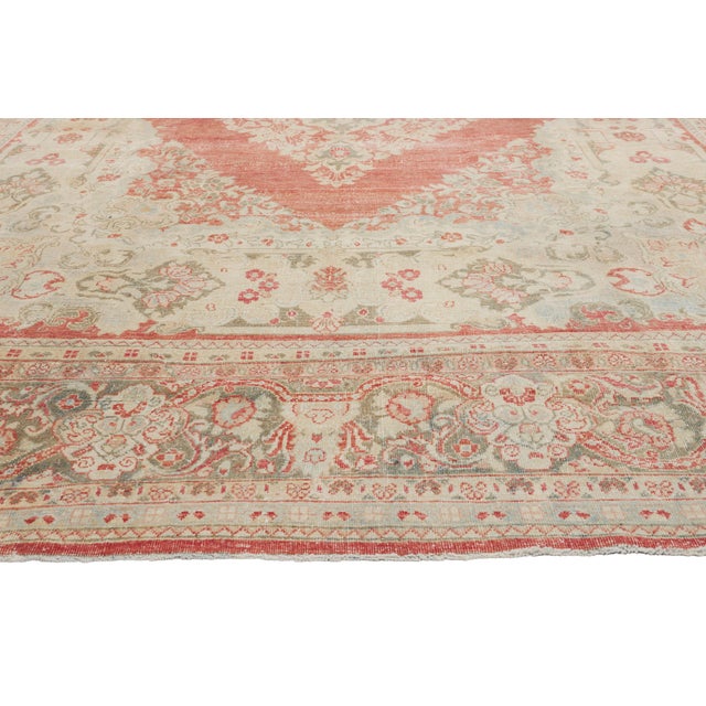Vintage Persian Mahal Rug, 10'00 X 14'06 For Sale - Image 4 of 10