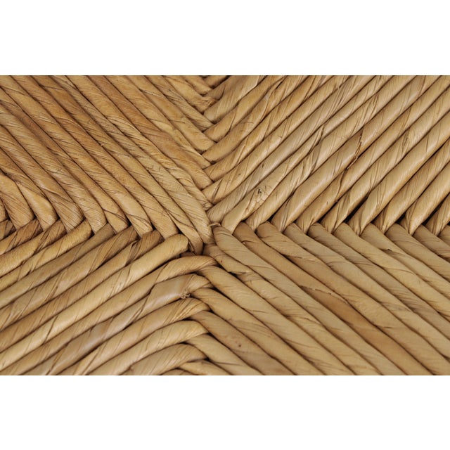 Pair of Rush Seat Barrel Back Chairs For Sale - Image 10 of 16