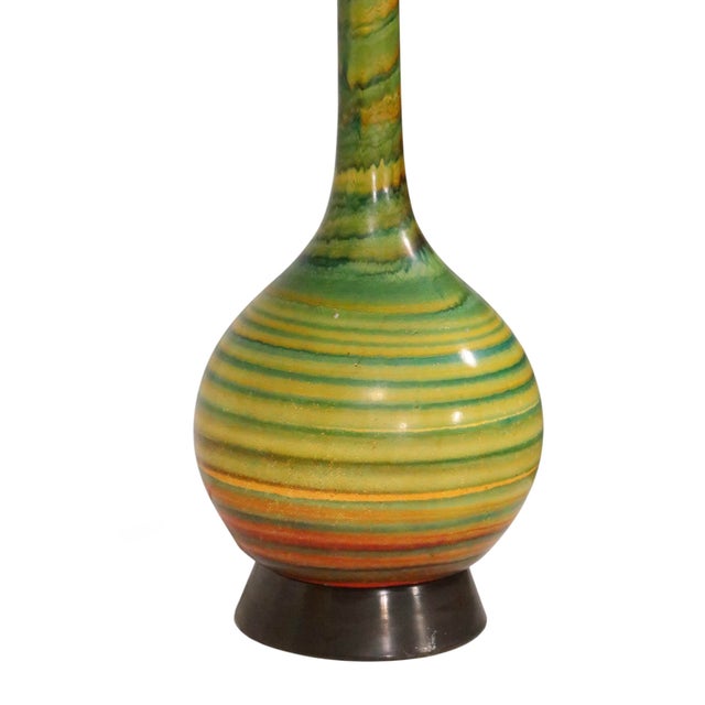1957 Mid Century Ceramic Table Lamps by the Quartite Creative Corporation - a Pair For Sale - Image 14 of 18